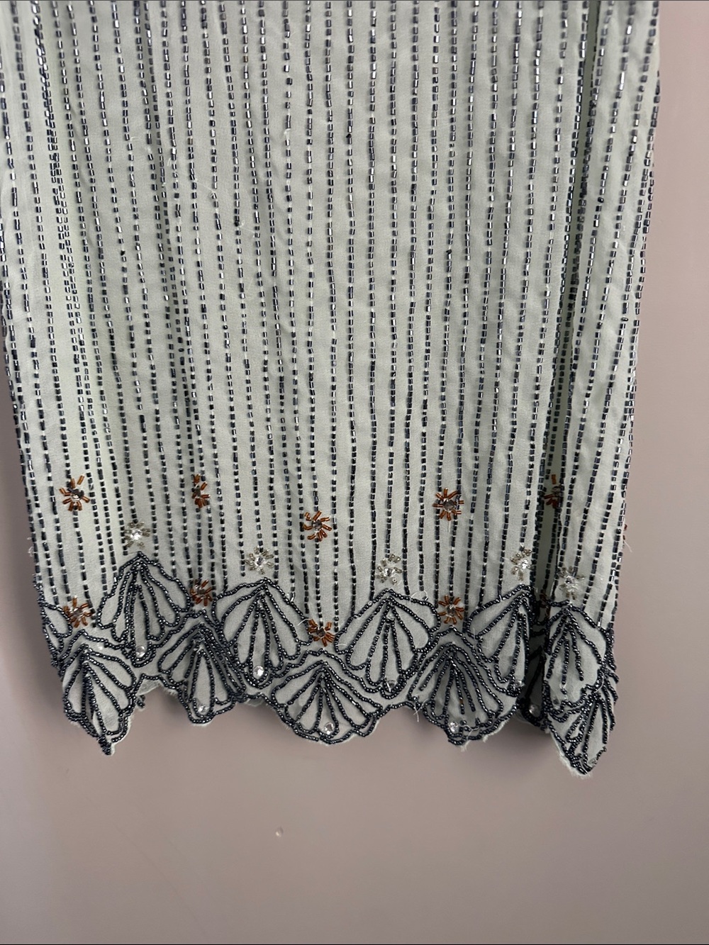 Willow & Clay Mint Green Beaded Tank Top - Picture 5 of 15
